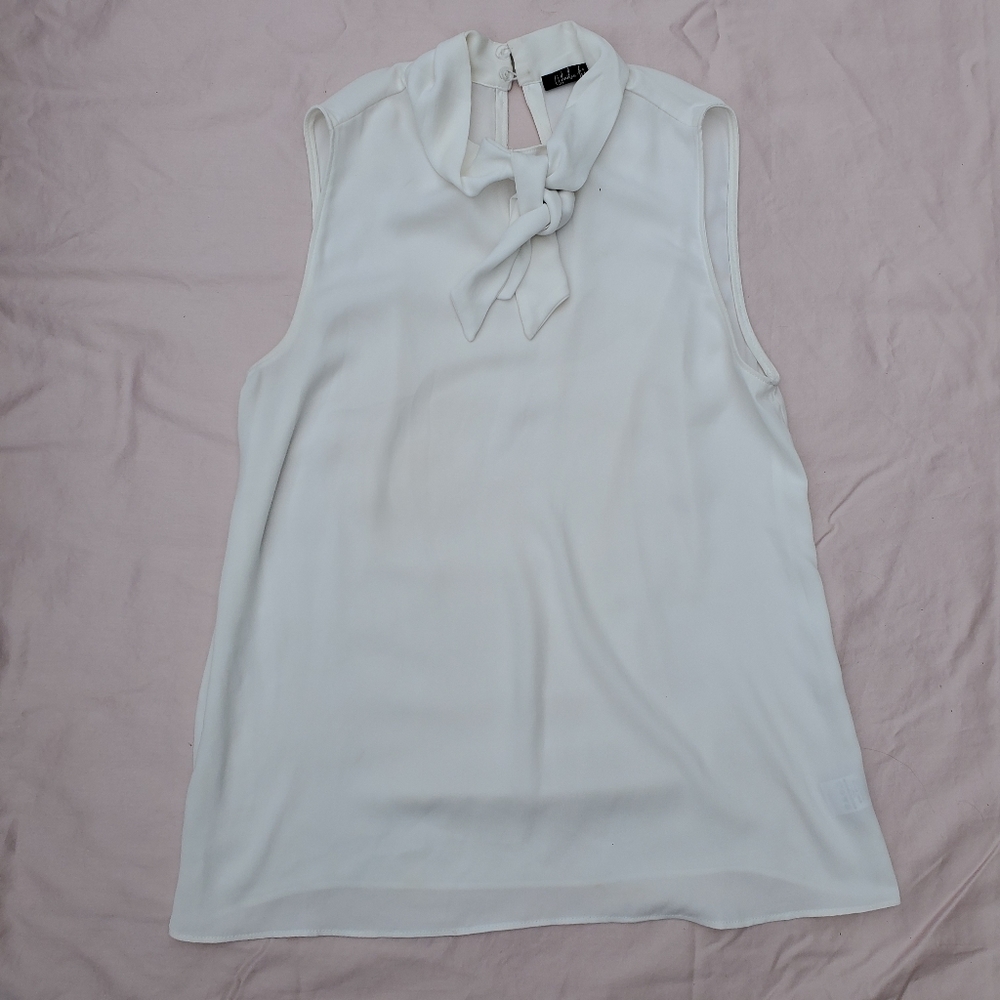 white charlie moss tie tank